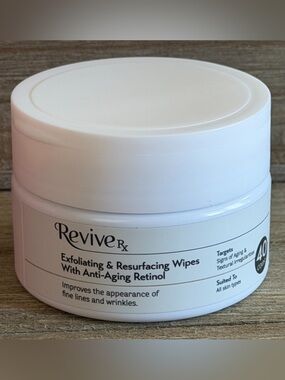 REVIVE Rx Exfoliating Resurfacing Wipes Anti-Aging Retinol 40ct (SEALED)